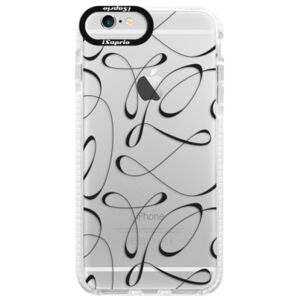Silikónové púzdro Bumper iSaprio - Fancy - black - iPhone 6/6S