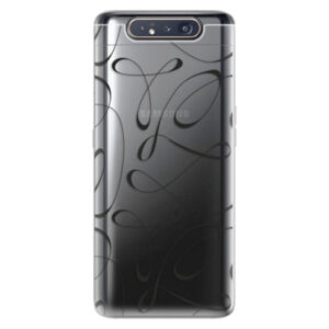 Odolné silikónové puzdro iSaprio - Fancy - black - Samsung Galaxy A80