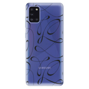 Odolné silikónové puzdro iSaprio - Fancy - black - Samsung Galaxy A31