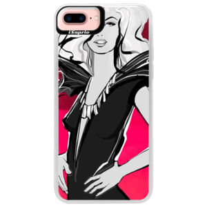 Neónové púzdro Pink iSaprio - Fashion 01 - iPhone 7 Plus
