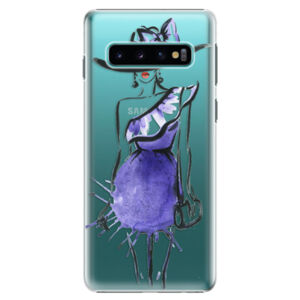 Plastové puzdro iSaprio - Fashion 02 - Samsung Galaxy S10