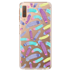 Plastové puzdro iSaprio - Feather Pattern 01 - Samsung Galaxy A7 (2018)