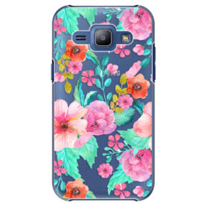 Plastové puzdro iSaprio - Flower Pattern 01 - Samsung Galaxy J1