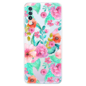 Odolné silikónové puzdro iSaprio - Flower Pattern 01 - Samsung Galaxy A50