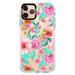 Silikónové puzdro Bumper iSaprio - Flower Pattern 01 - iPhone 11 Pro