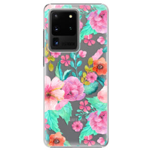 Plastové puzdro iSaprio - Flower Pattern 01 - Samsung Galaxy S20 Ultra