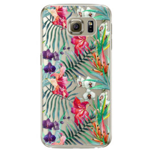 Plastové puzdro iSaprio - Flower Pattern 03 - Samsung Galaxy S6 Edge