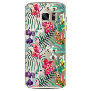 Plastové puzdro iSaprio - Flower Pattern 03 - Samsung Galaxy S7 Edge