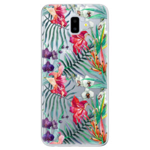 Odolné silikónové puzdro iSaprio - Flower Pattern 03 - Samsung Galaxy J6+