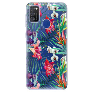 Odolné silikónové puzdro iSaprio - Flower Pattern 03 - Samsung Galaxy M21