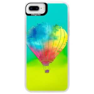 Neónové puzdro Blue iSaprio - Flying Baloon 01 - iPhone 7 Plus