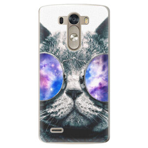 Plastové puzdro iSaprio - Galaxy Cat - LG G3 (D855)