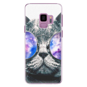Plastové puzdro iSaprio - Galaxy Cat - Samsung Galaxy S9