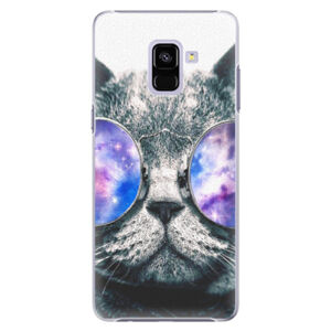 Plastové puzdro iSaprio - Galaxy Cat - Samsung Galaxy A8+