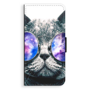 Flipové puzdro iSaprio - Galaxy Cat - Huawei Ascend P8