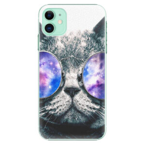 Plastové puzdro iSaprio - Galaxy Cat - iPhone 11