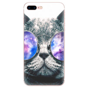Odolné silikónové puzdro iSaprio - Galaxy Cat - iPhone 7 Plus