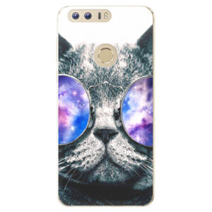 Odolné silikónové puzdro iSaprio - Galaxy Cat - Huawei Honor 8
