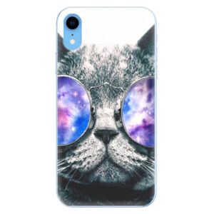 Odolné silikónové puzdro iSaprio - Galaxy Cat - iPhone XR