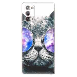 Odolné silikónové puzdro iSaprio - Galaxy Cat - Samsung Galaxy Note 20