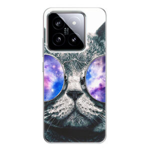Odolné silikónové puzdro iSaprio - Galaxy Cat - Xiaomi 14