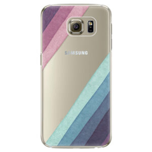 Plastové puzdro iSaprio - Glitter Stripes 01 - Samsung Galaxy S6 Edge