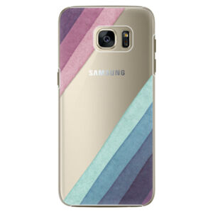 Plastové puzdro iSaprio - Glitter Stripes 01 - Samsung Galaxy S7 Edge