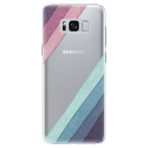 Plastové puzdro iSaprio - Glitter Stripes 01 - Samsung Galaxy S8 Plus
