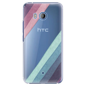 Plastové puzdro iSaprio - Glitter Stripes 01 - HTC U11