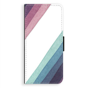 Flipové puzdro iSaprio - Glitter Stripes 01 - Samsung Galaxy A8 Plus