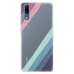 Silikónové puzdro iSaprio - Glitter Stripes 01 - Huawei P20