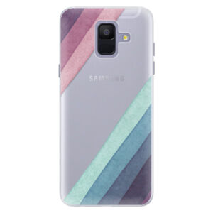 Silikónové puzdro iSaprio - Glitter Stripes 01 - Samsung Galaxy A6