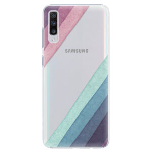 Plastové puzdro iSaprio - Glitter Stripes 01 - Samsung Galaxy A70