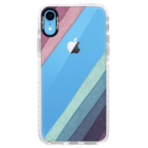 Silikónové púzdro Bumper iSaprio - Glitter Stripes 01 - iPhone XR