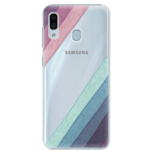 Plastové puzdro iSaprio - Glitter Stripes 01 - Samsung Galaxy A20