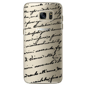 Plastové puzdro iSaprio - Handwriting 01 - black - Samsung Galaxy S7 Edge