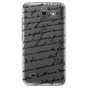 Plastové puzdro iSaprio - Handwriting 01 - black - Huawei Ascend Y550