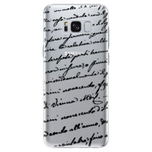 Plastové puzdro iSaprio - Handwriting 01 - black - Samsung Galaxy S8