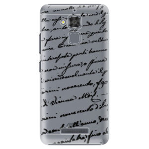 Plastové puzdro iSaprio - Handwriting 01 - black - Asus ZenFone 3 Max ZC520TL