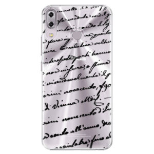 Plastové puzdro iSaprio - Handwriting 01 - black - Asus ZenFone 5 ZE620KL