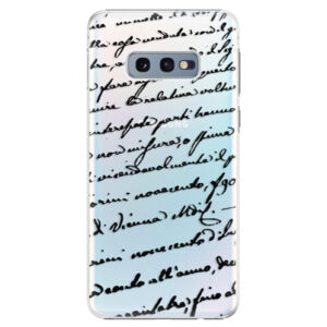Plastové puzdro iSaprio - Handwriting 01 - black - Samsung Galaxy S10e