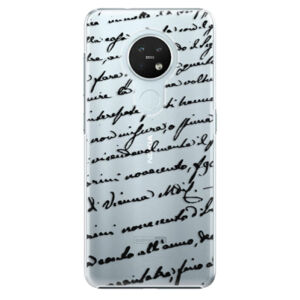 Plastové puzdro iSaprio - Handwriting 01 - black - Nokia 7.2