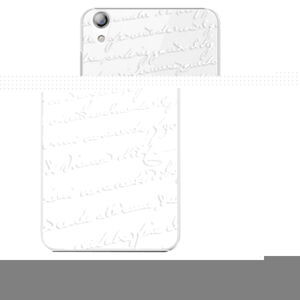 Plastové puzdro iSaprio - Handwriting 01 - white - Lenovo S850