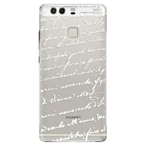 Plastové puzdro iSaprio - Handwriting 01 - white - Huawei P9