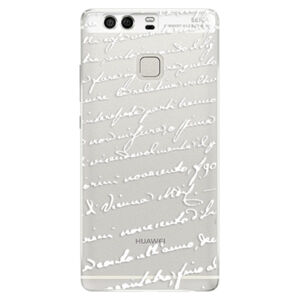 Silikónové puzdro iSaprio - Handwriting 01 - white - Huawei P9