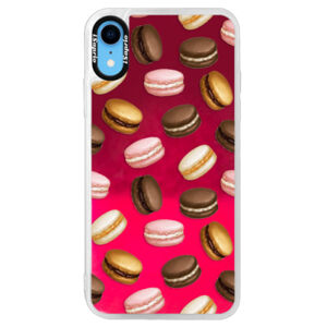 Neónové púzdro Pink iSaprio - Macaron Pattern - iPhone XR