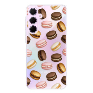 Odolné silikónové puzdro iSaprio - Macaron Pattern - Samsung Galaxy A35 5G