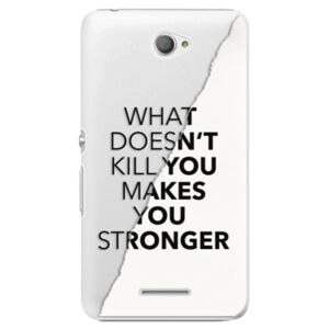 Plastové puzdro iSaprio - Makes You Stronger - Sony Xperia E4