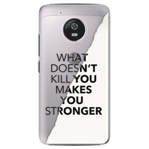 Plastové puzdro iSaprio - Makes You Stronger - Lenovo Moto G5