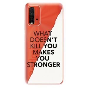 Odolné silikónové puzdro iSaprio - Makes You Stronger - Xiaomi Redmi 9T